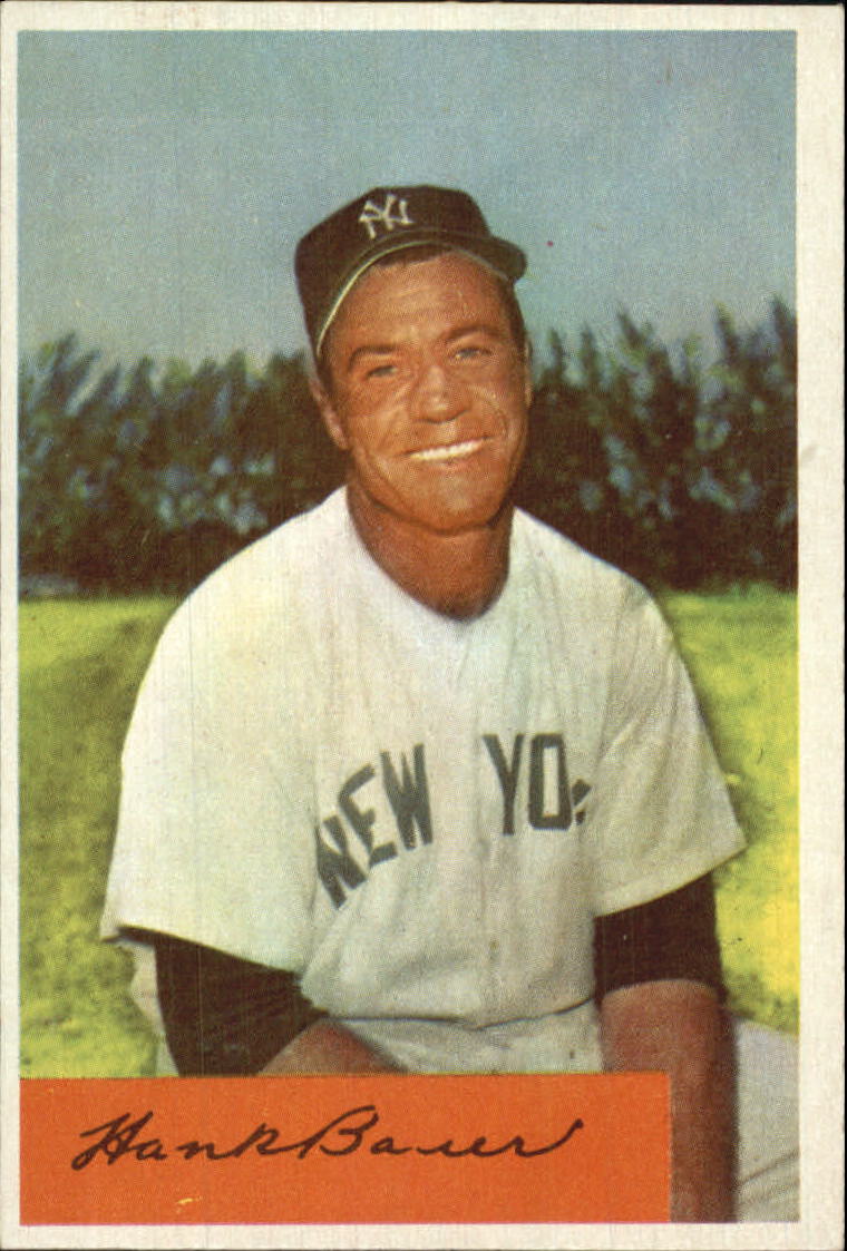 1954 Bowman #129 Hank Bauer