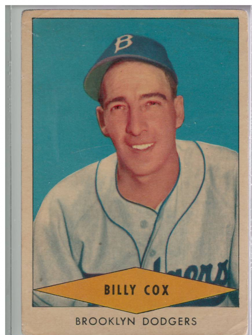 1954 Red Heart #4 Billy Cox