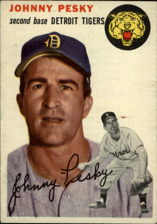 1954 Topps #63 Johnny Pesky