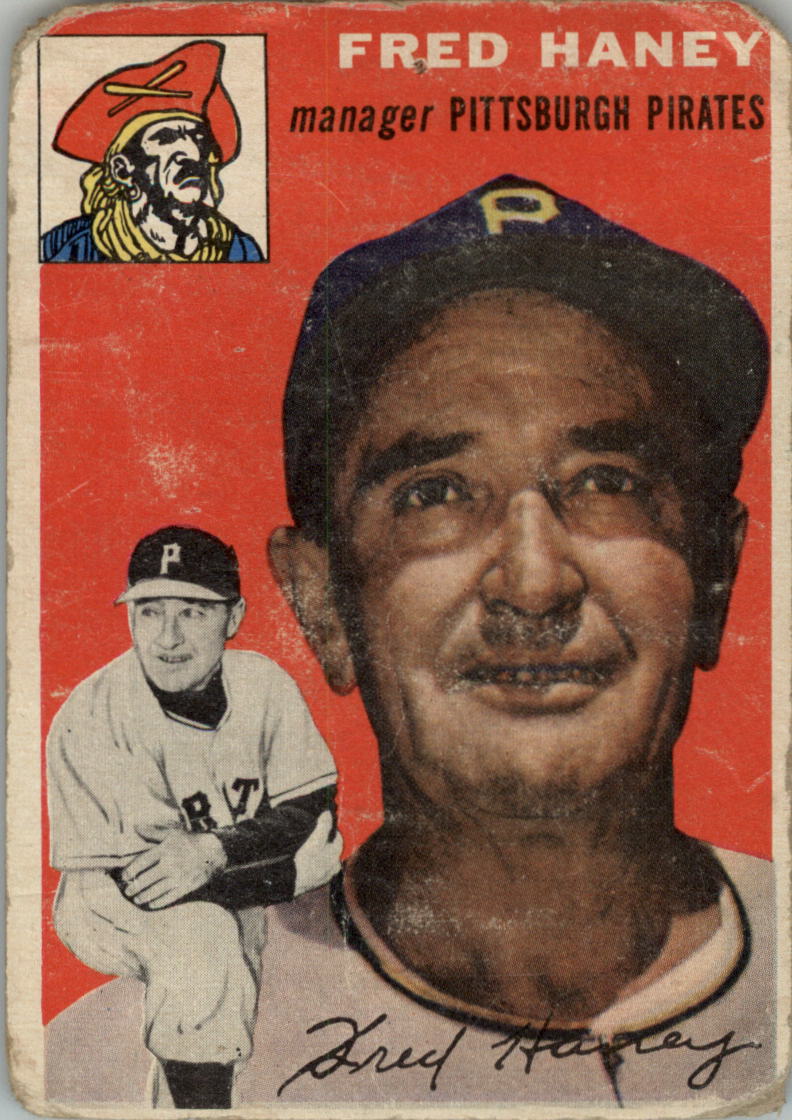 1954 Topps #75 Fred Haney MG RC