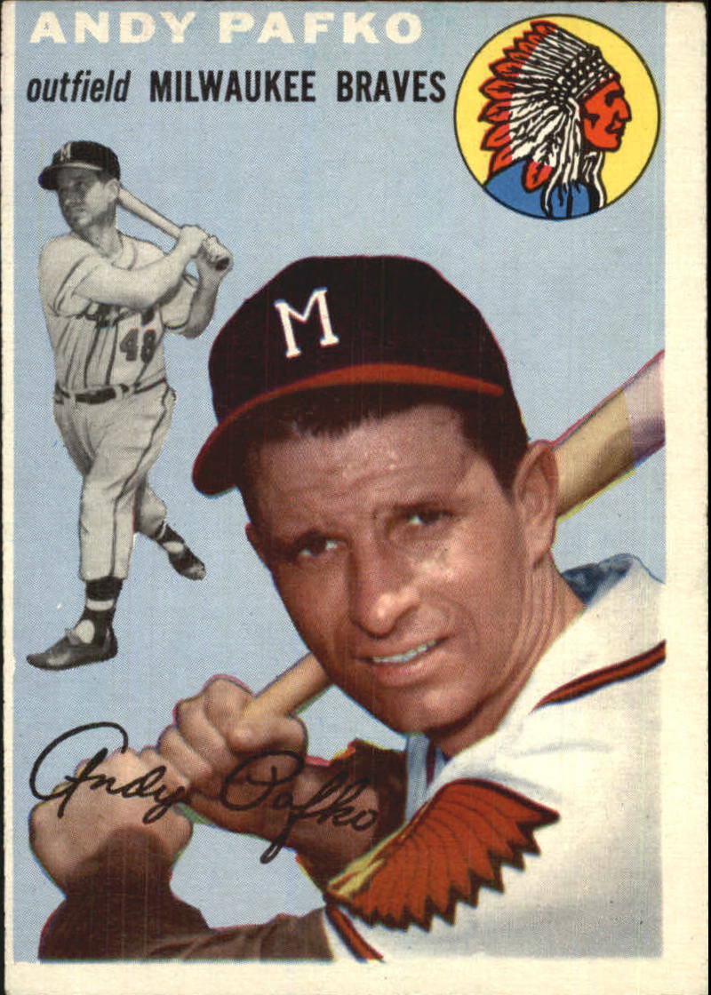 1954 Topps Milwaukee Braves Baseball Card #79 Andy Pafko - EX-MT | eBay
