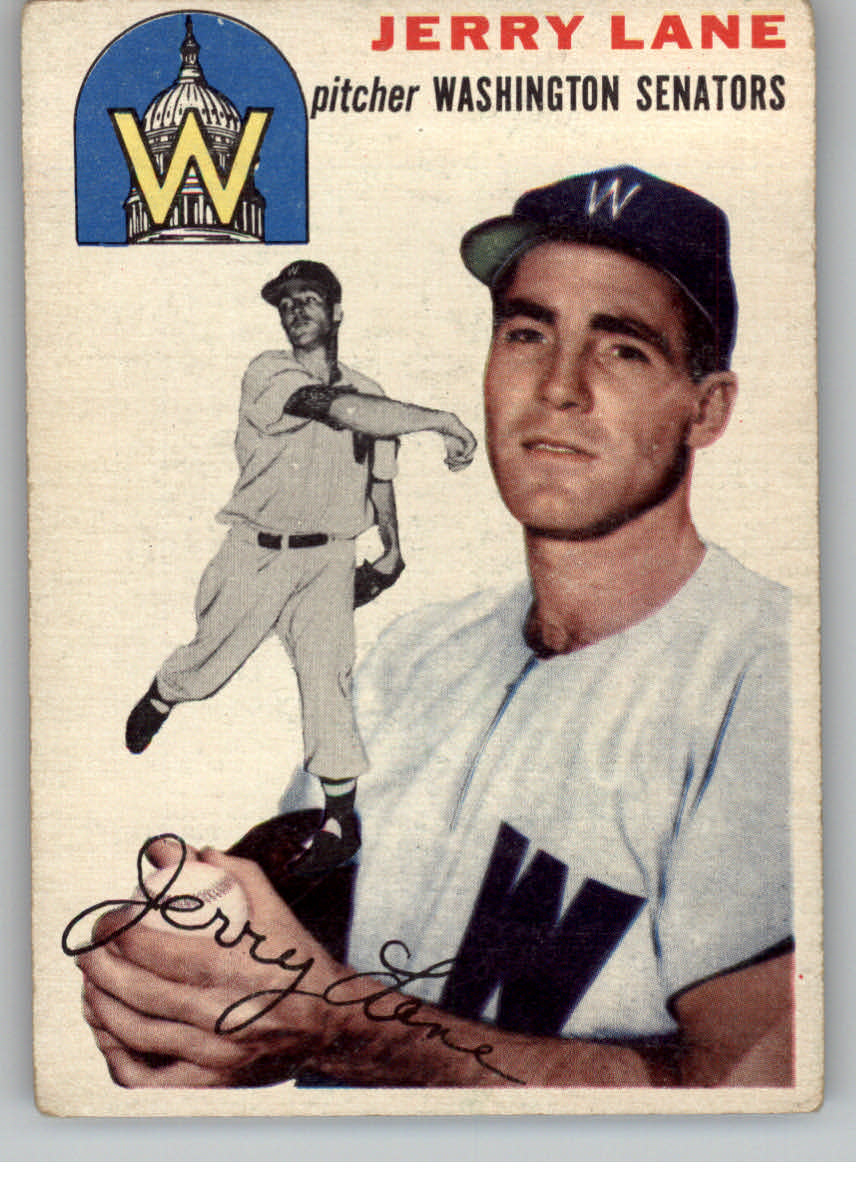 1954 Topps #97 Jerald Hal Lane RC