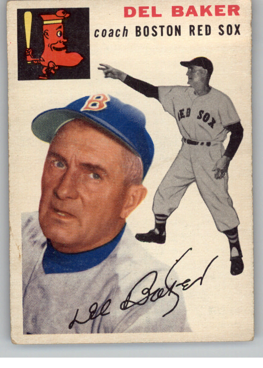 1954 Topps #133 Del Baker CO