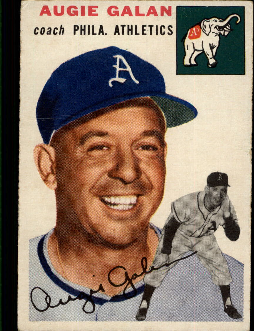 1954 Topps #233 Augie Galan CO