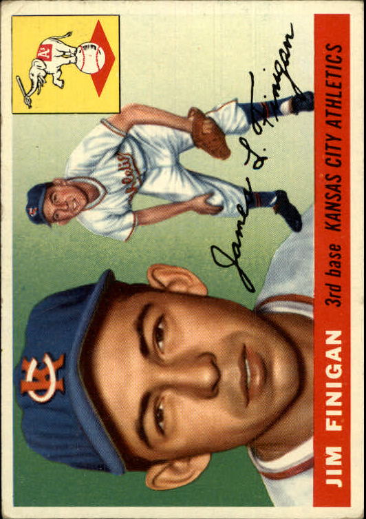 1955 Topps #14 Jim Finigan RC