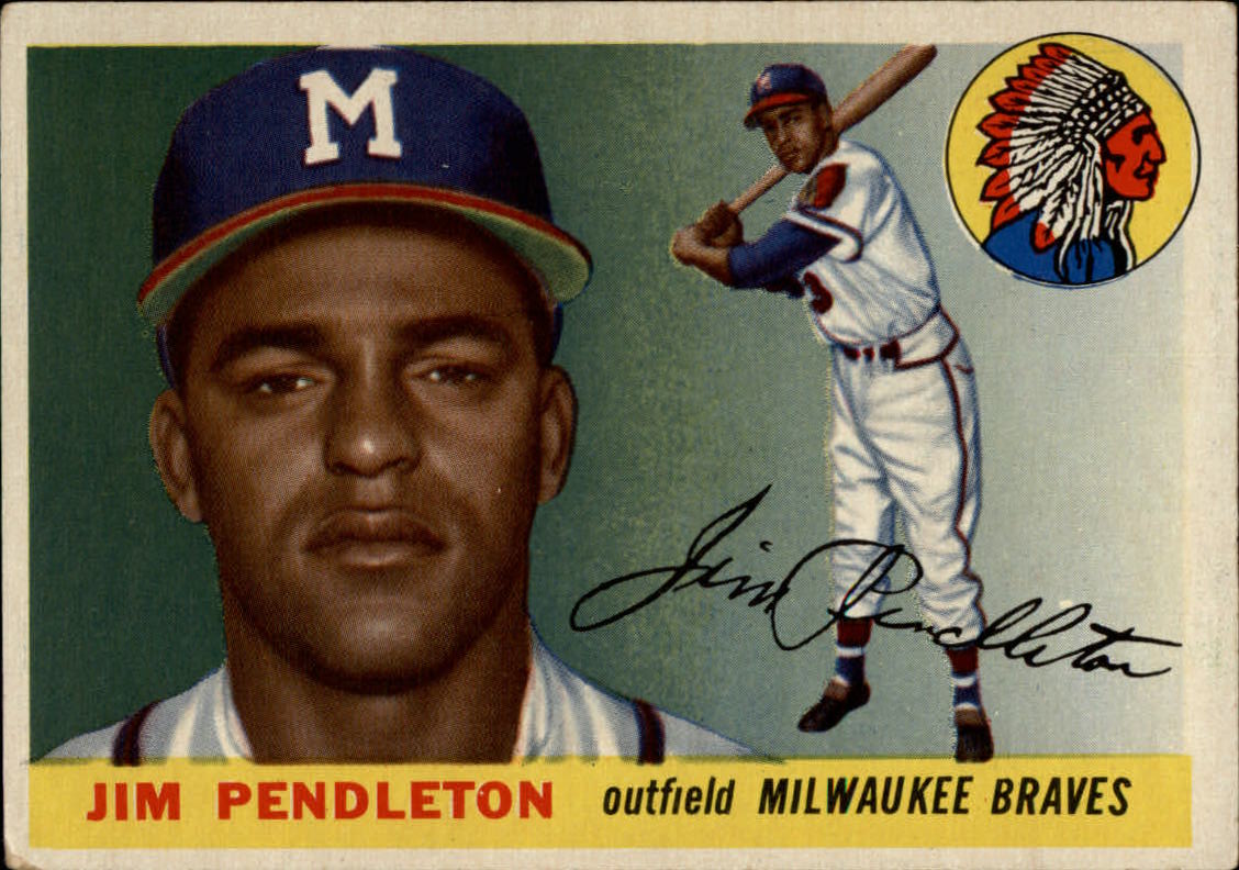 1955 Topps #15 Jim Pendleton