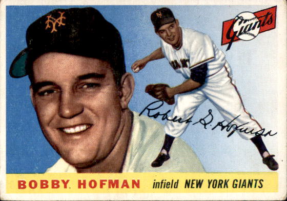 1955 Topps #17 Bobby Hofman