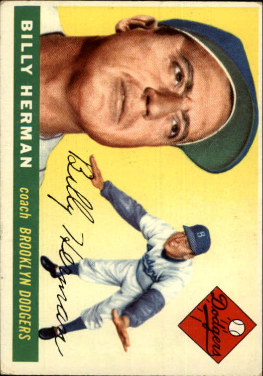 1955 Topps #19 Billy Herman CO