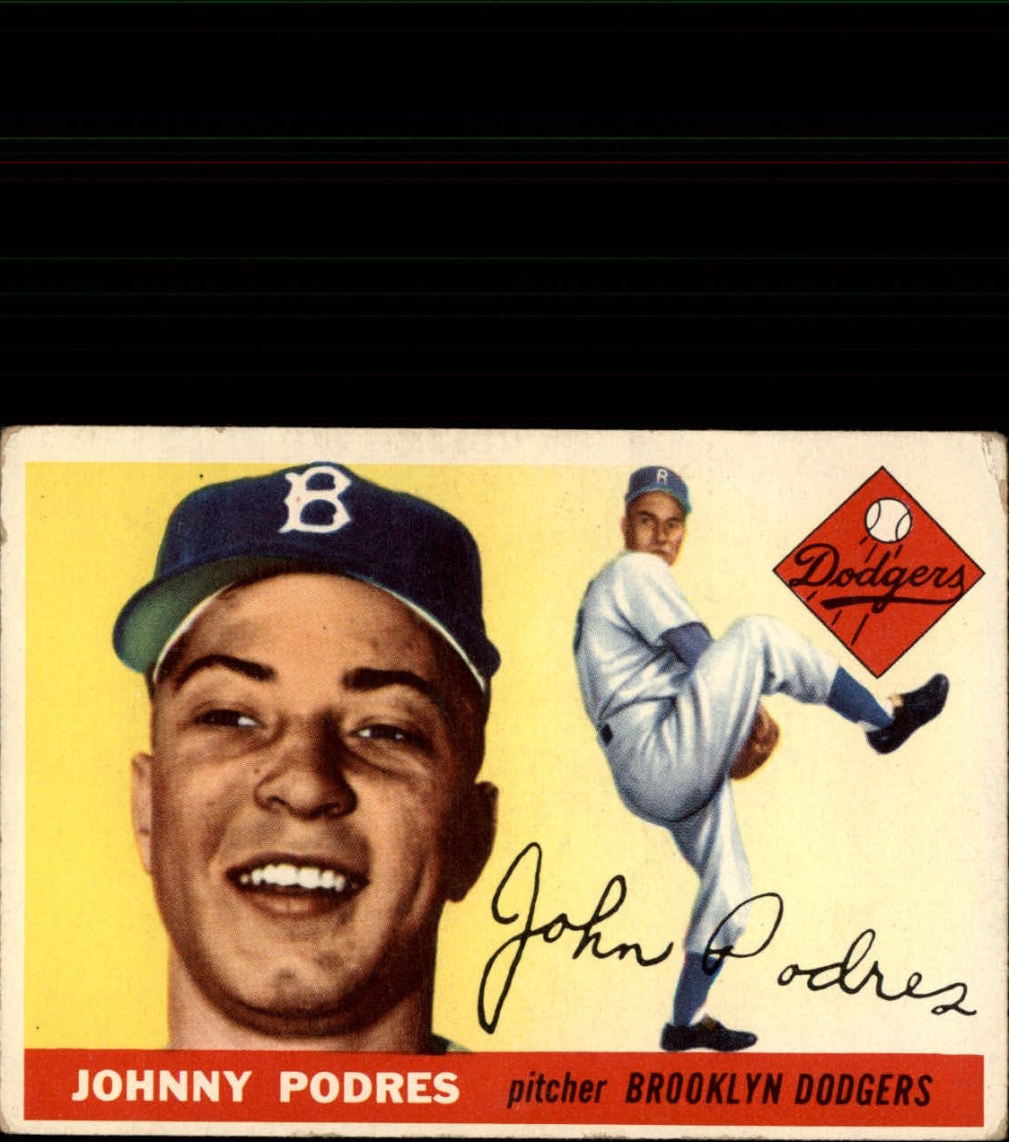 1955 Topps #25 Johnny Podres