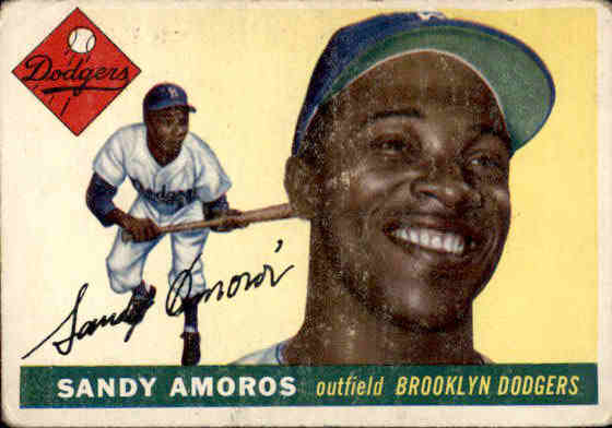1955 Topps #75 Sandy Amoros RC