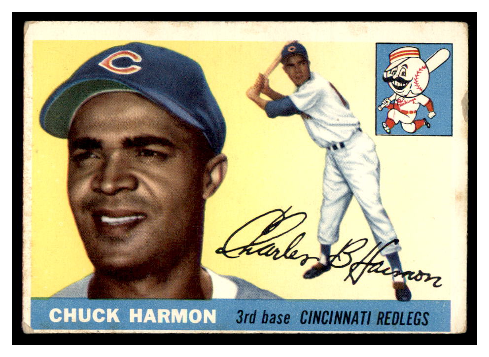 1955 Topps #82 Chuck Harmon