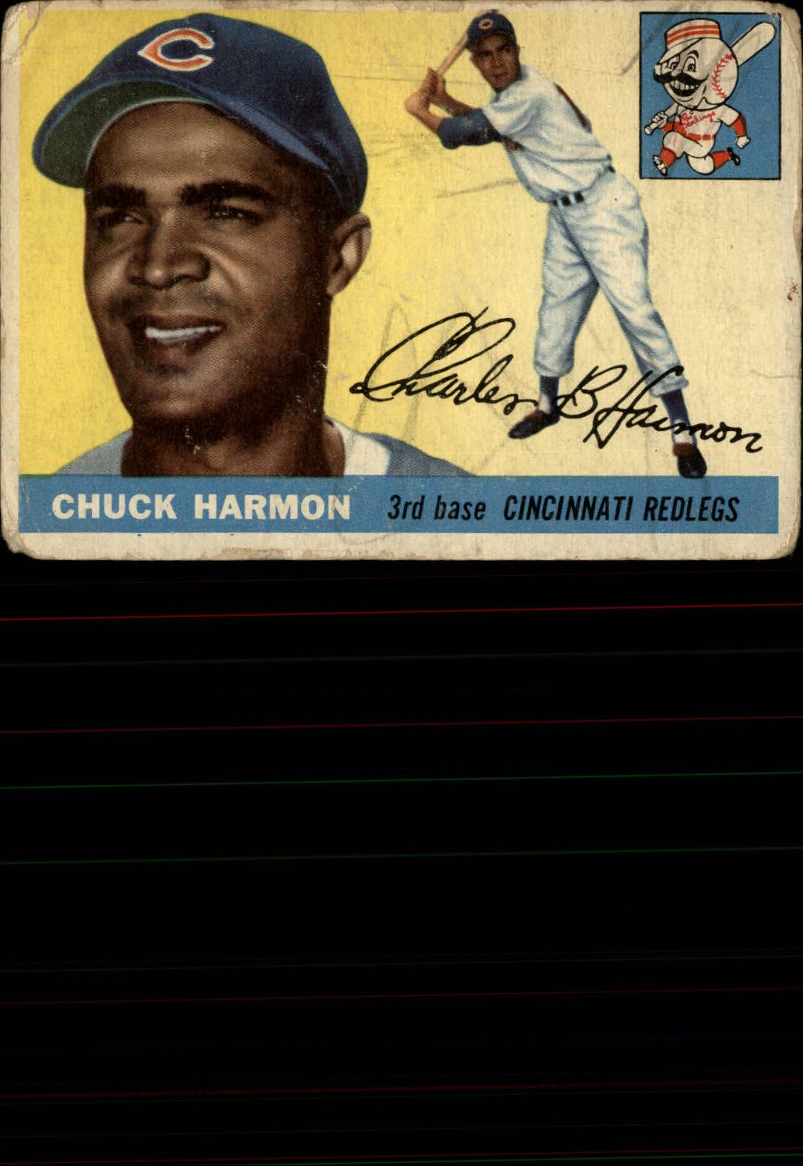 1955 Topps #82 Chuck Harmon