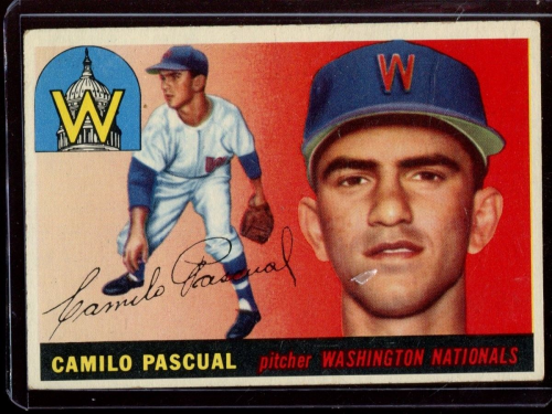1955 Topps #84 Camilo Pascual RC