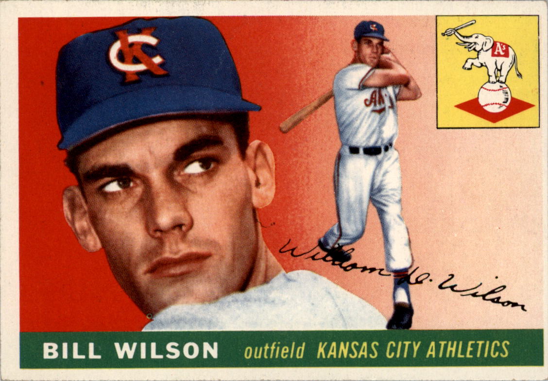 Bill Wilson 1955 Topps #86 Kansas City Athletics EX