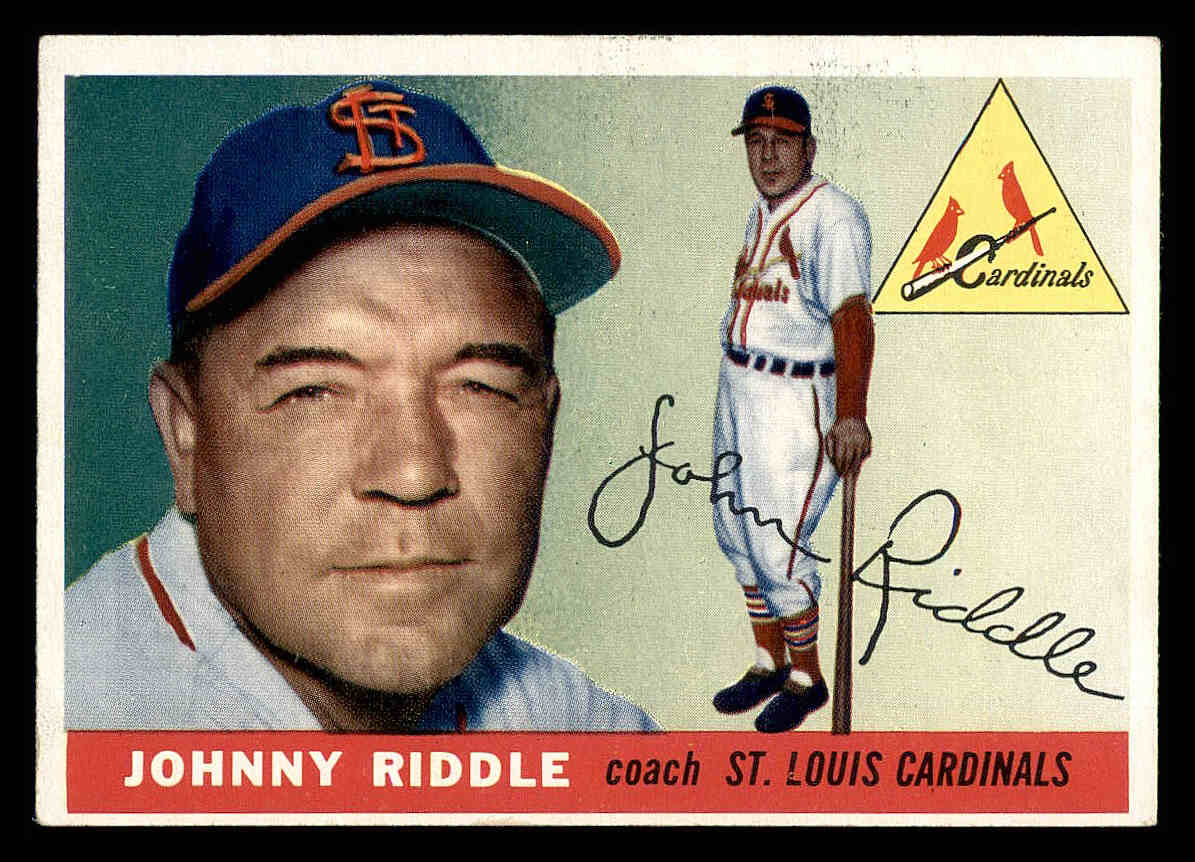 1955 Topps #98 John Riddle CO