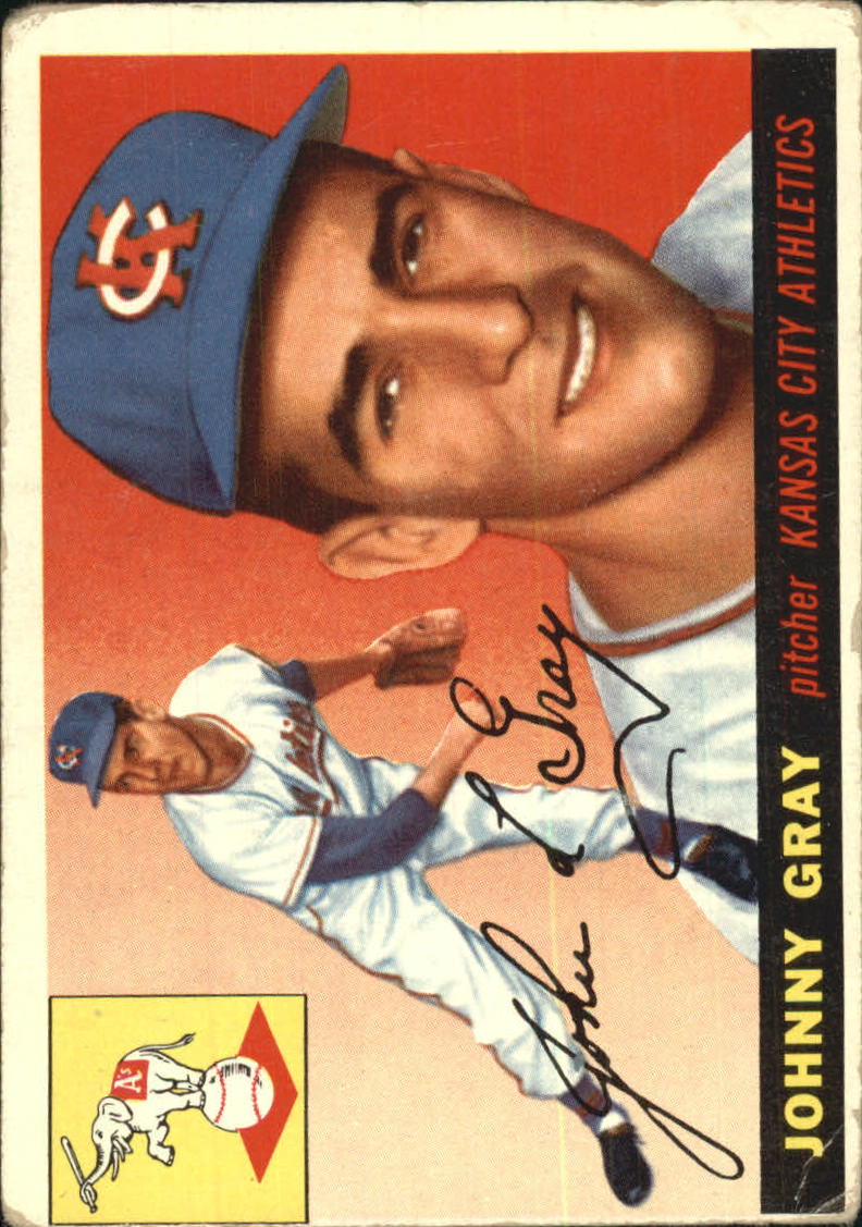 1955 Topps #101 Johnny Gray RC