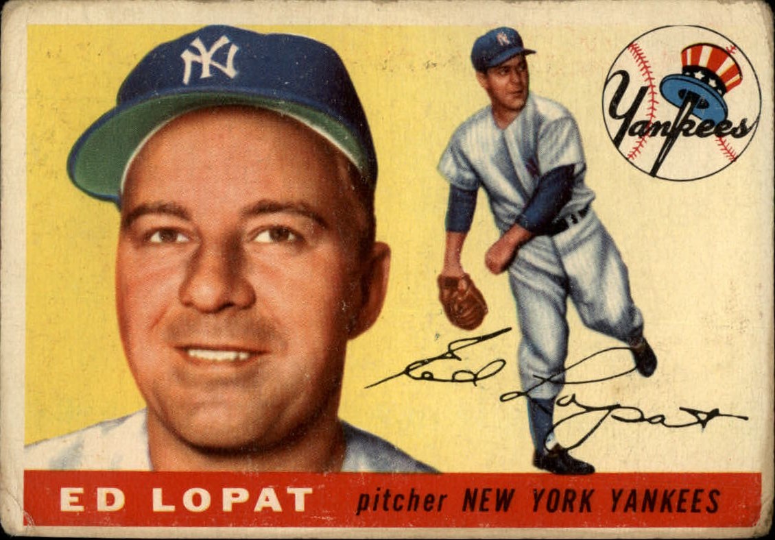 1955 Topps #109 Ed Lopat