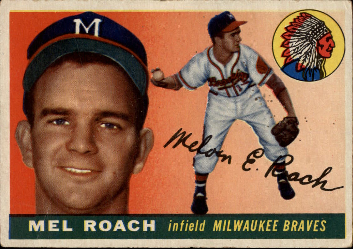 1955 Topps #117 Mel Roach