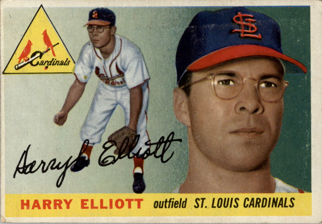 1955 Topps #137 Harry Elliott RC
