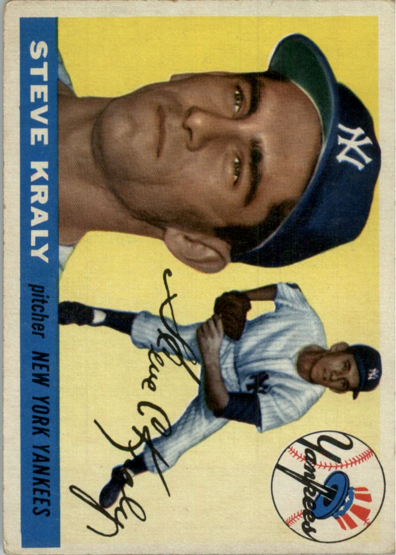 1955 Topps #139 Steve Kraly RC