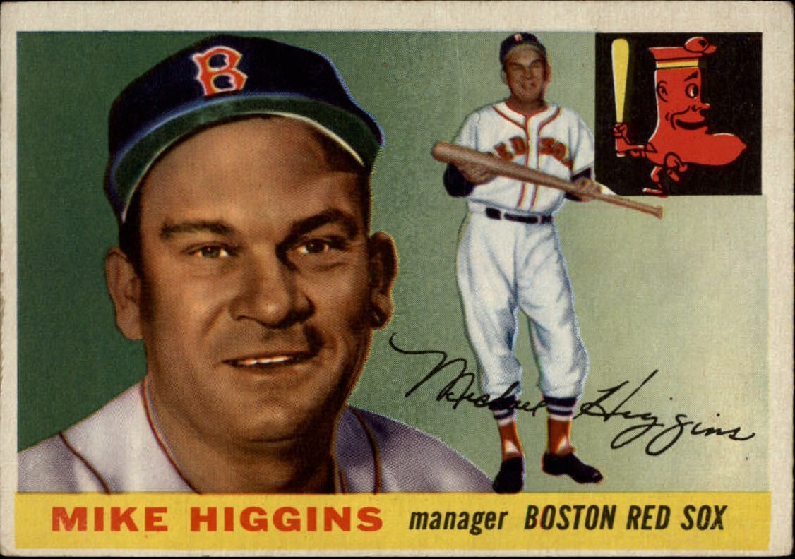 1955 Topps #150 Mike Higgins MG