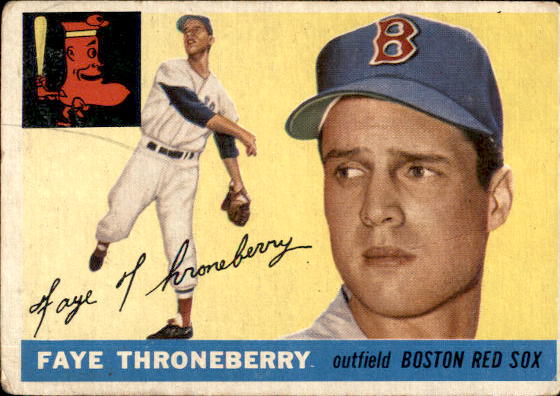 1955 Topps #163 Faye Throneberry