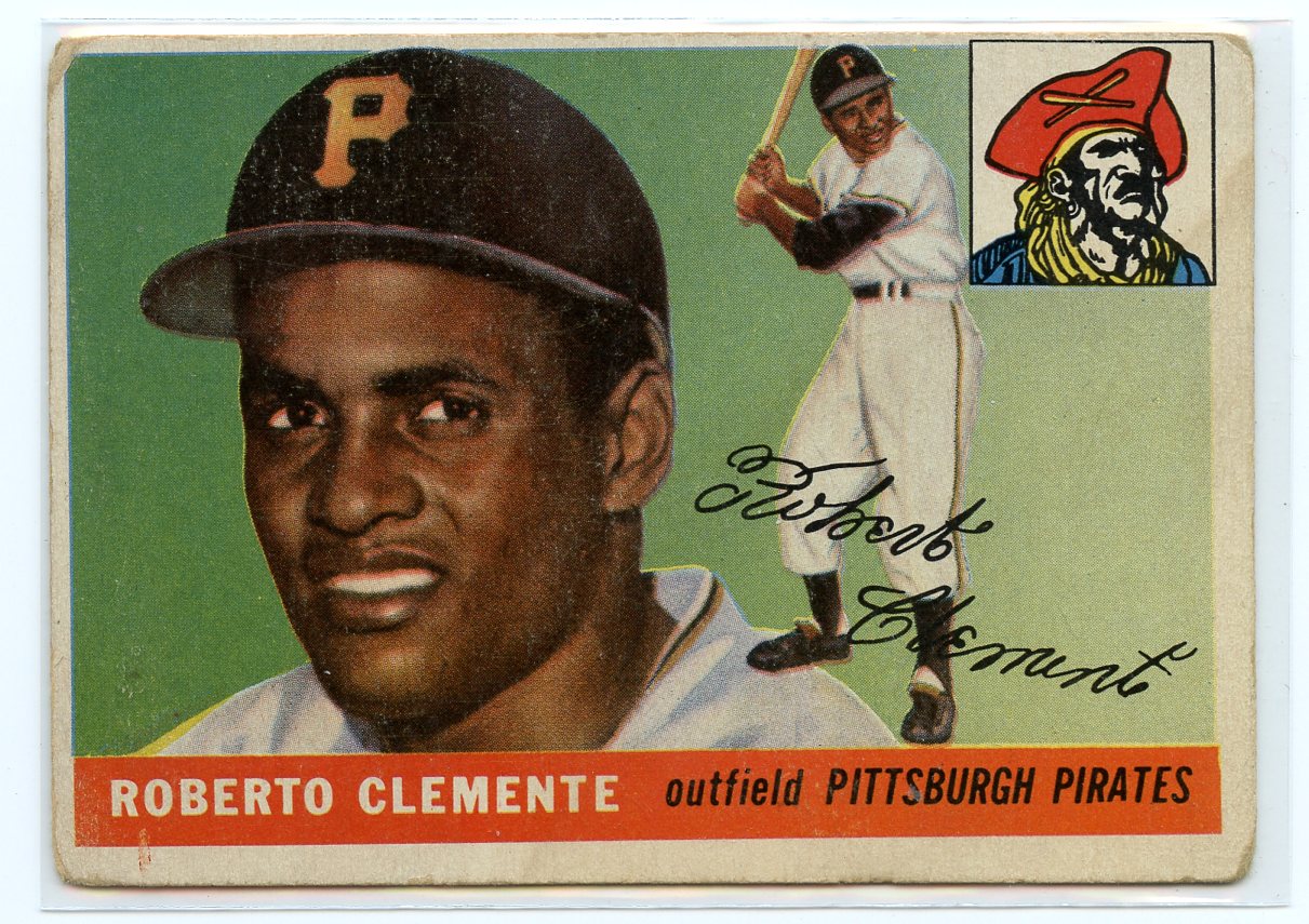 1955 Topps #164 Roberto Clemente RC - Vg+