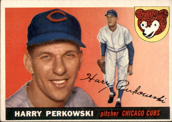 1955 Topps #184 Harry Perkowski DP