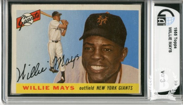 1955 Topps #194 Willie Mays