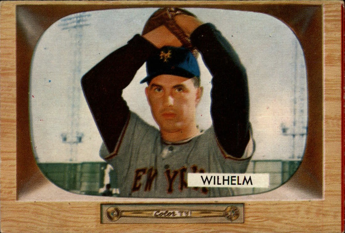1955 Bowman #1 Hoyt Wilhelm