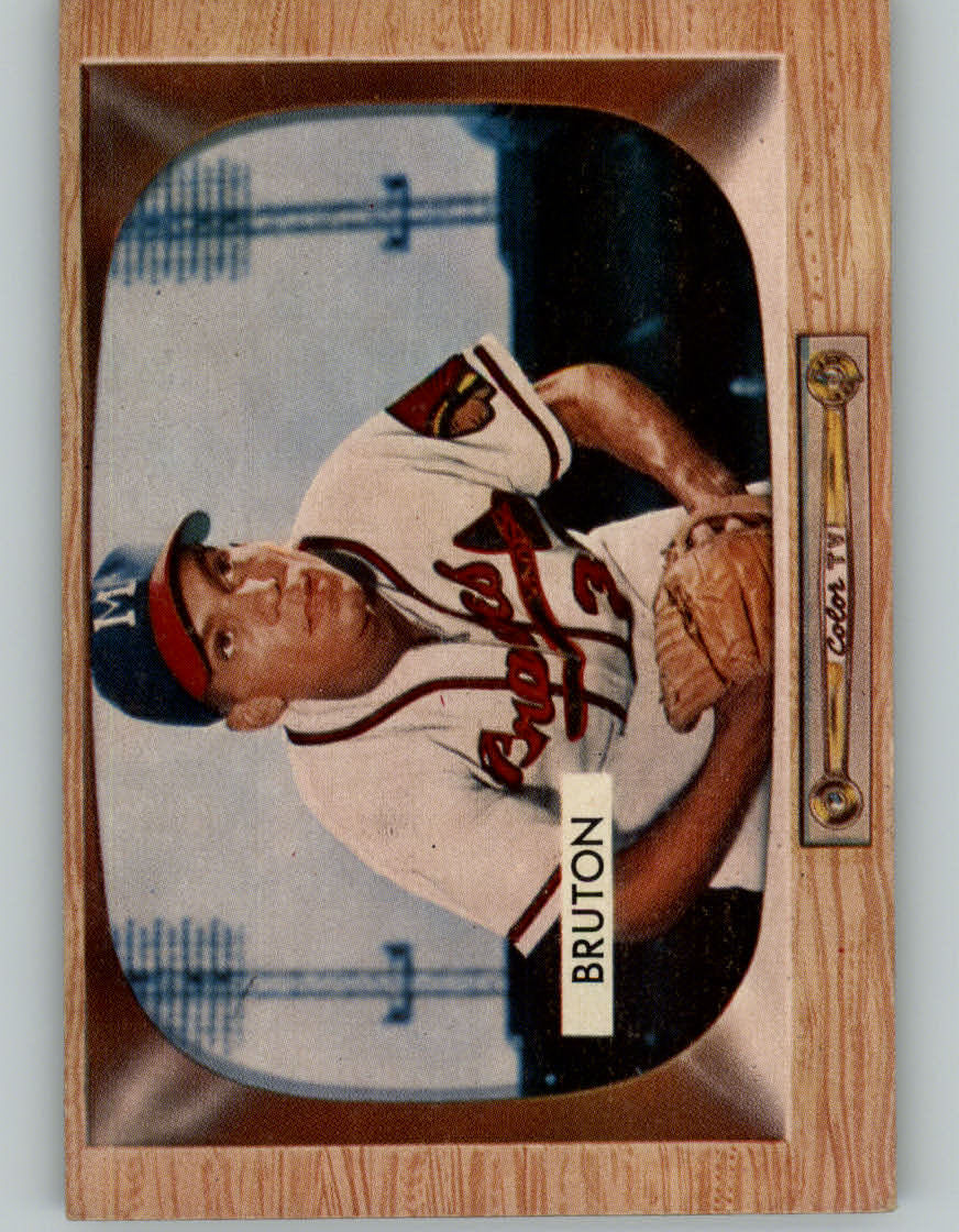 1955 Bowman #11 Bill Bruton