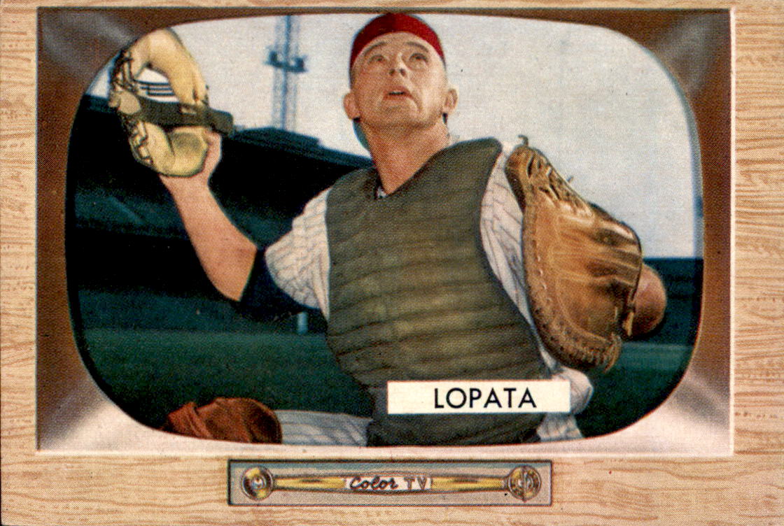 1955 Bowman #18 Stan Lopata