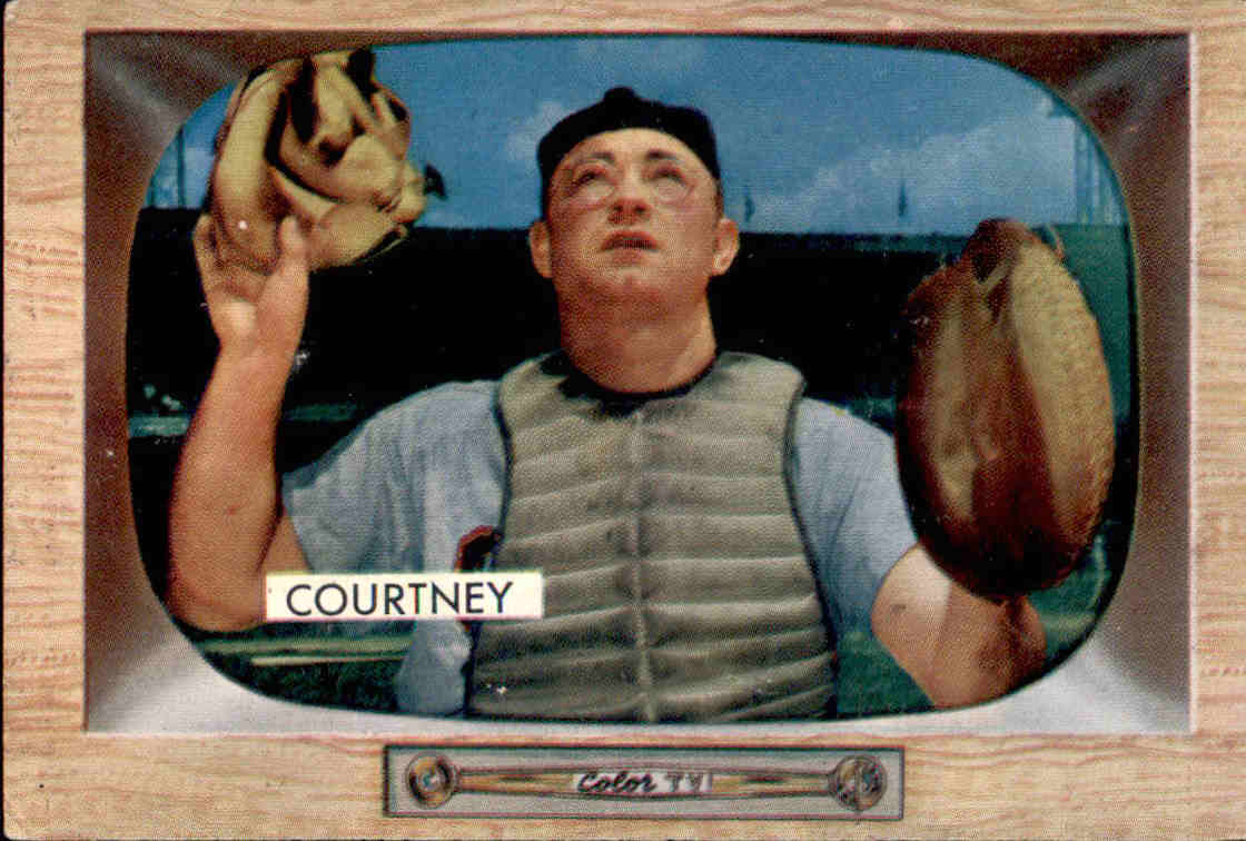 1955 Bowman #34 Clint Courtney