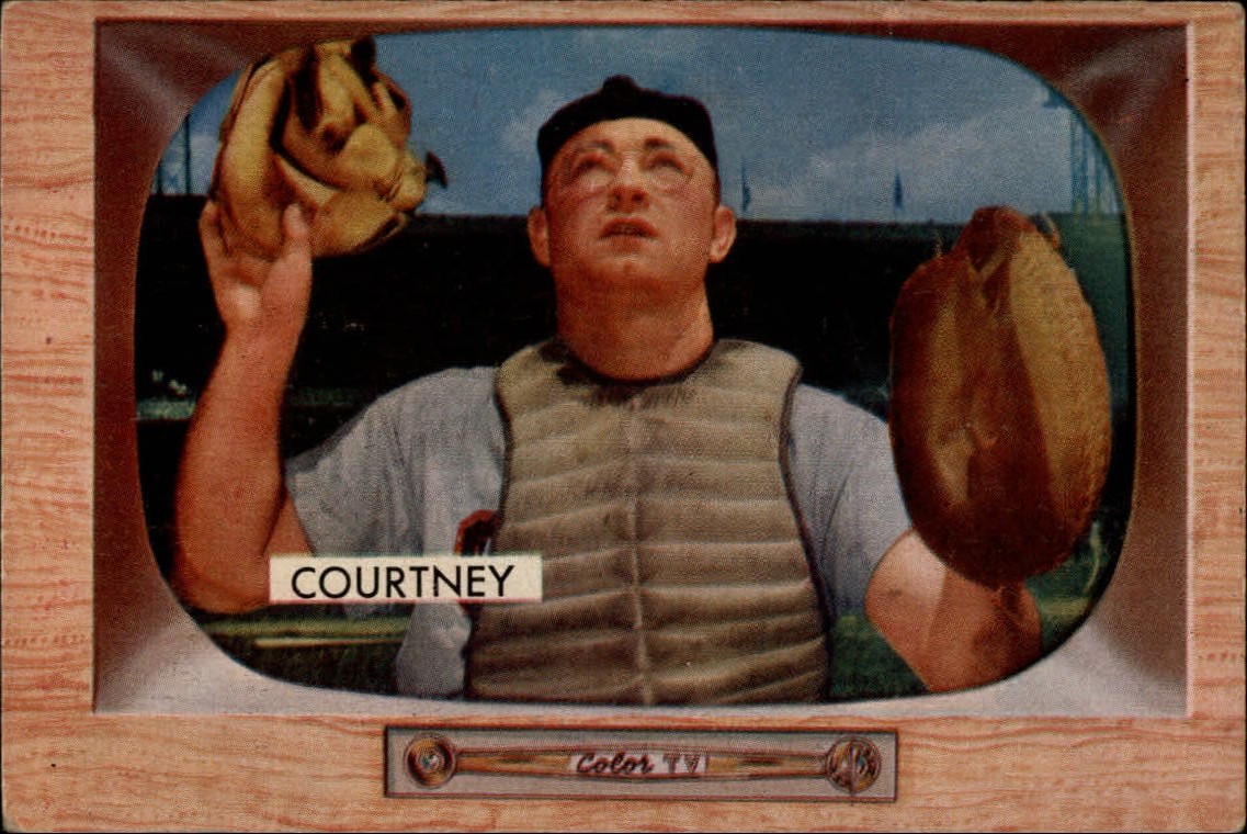 1955 Bowman #34 Clint Courtney