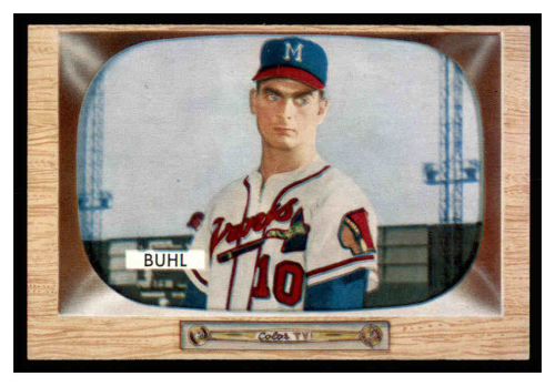 1955 Bowman #43 Bob Buhl