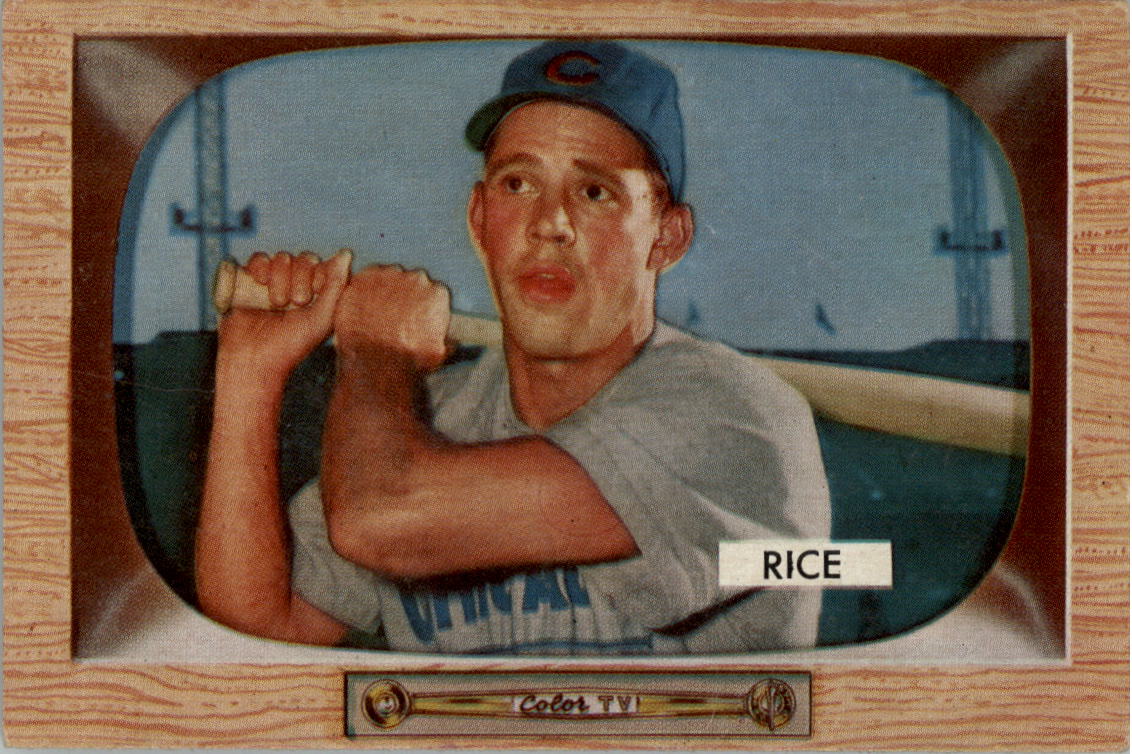 1955 Bowman #52 Hal Rice
