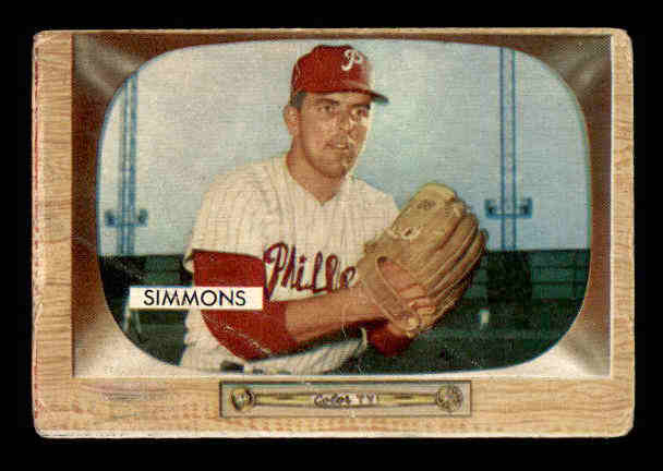 1955 Bowman #64 Curt Simmons