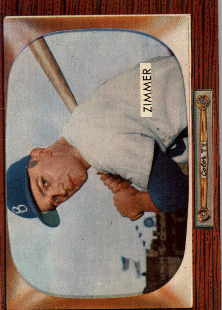 1959 TOPPS DON ZIMMER CARD #287 LOS ANGELES DODGERS BASEBALL CARD