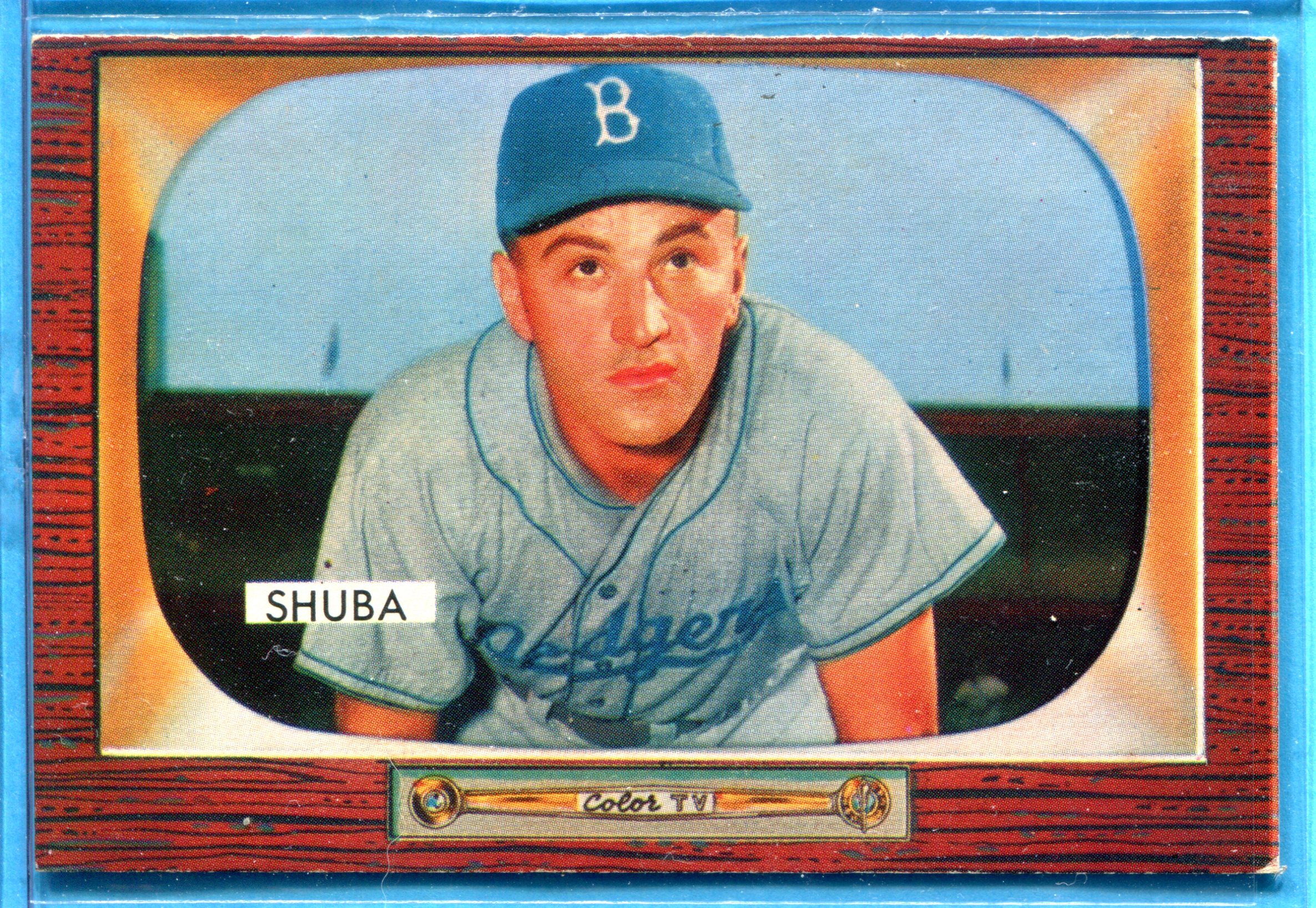 1955 Bowman #66 George Shuba