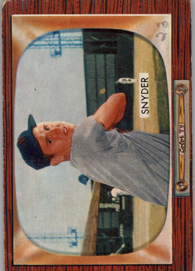 1955 Bowman #74 Jerry Snyder