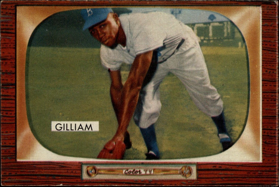 1955 Bowman #98 Jim Gilliam