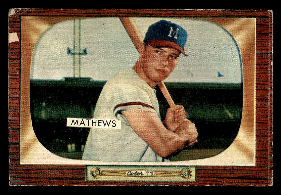 1955 Bowman #103 Eddie Mathews