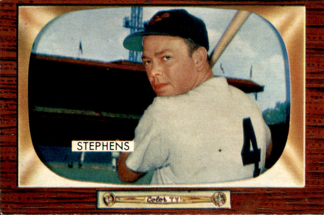 1955 Bowman #109 Vern Stephens
