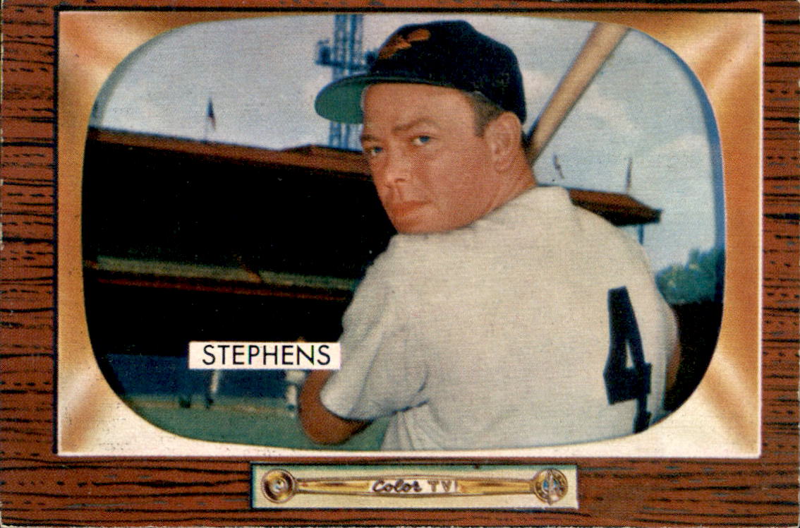 1955 Bowman #109 Vern Stephens