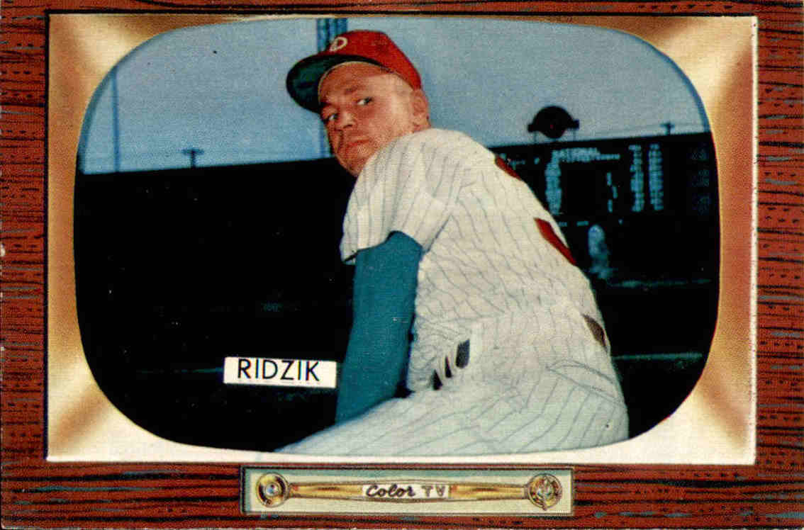 1955 Bowman #111 Steve Ridzik