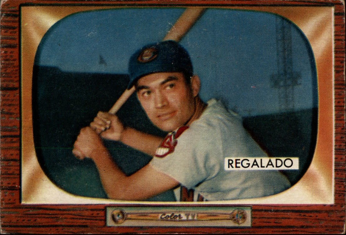 1955 Bowman #142 Rudy Regalado RC
