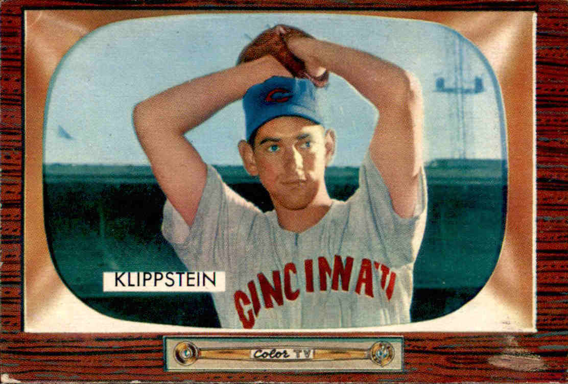 1955 Bowman #152 Johnny Klippstein