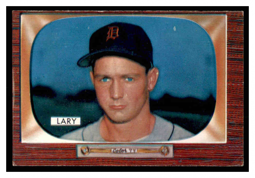 1955 Bowman #154 Frank Lary RC