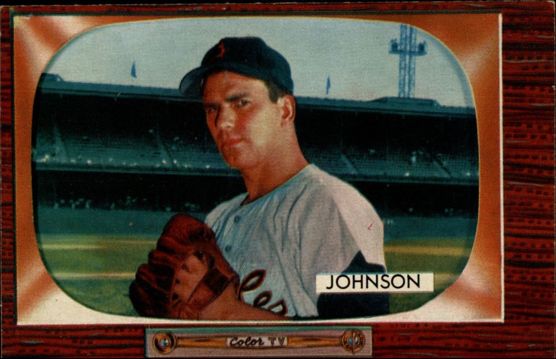 1955 Bowman #157B Ernie Johnson COR