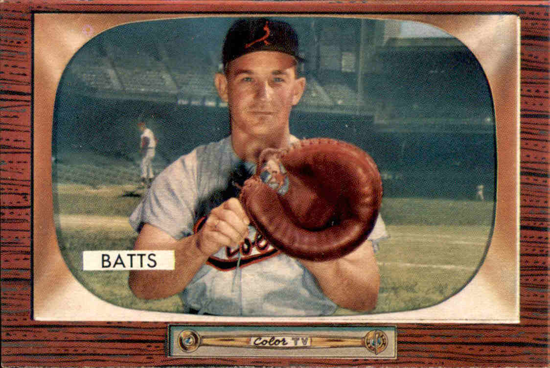 1955 Bowman #161 Matt Batts